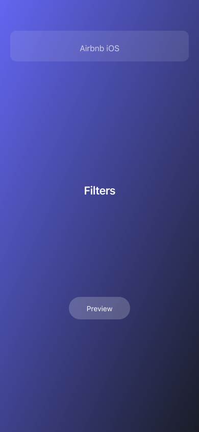 Filters modal