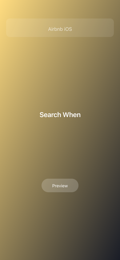 Search — When (date picker)